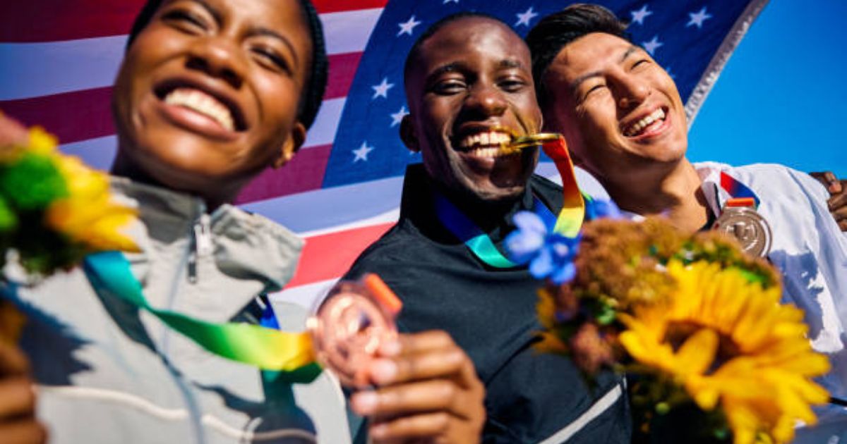 Why do Olympians bite their medals?